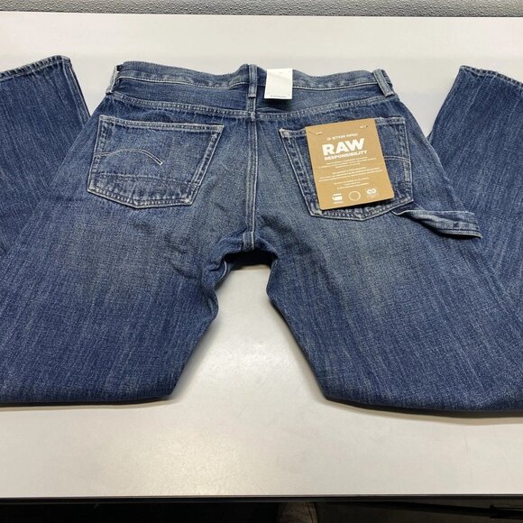 NEW G-STAR RAW Men's Lenney Bootcut Jeans Size 33x32 Antique Faded Blue - Picture 5 of 10